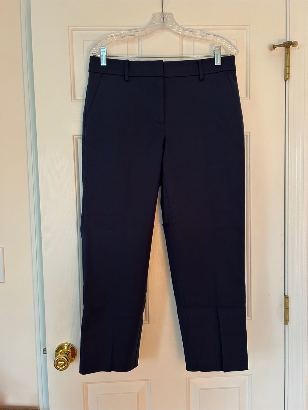LOFT Navy Riviera Slim Pants- size 6 Curvy